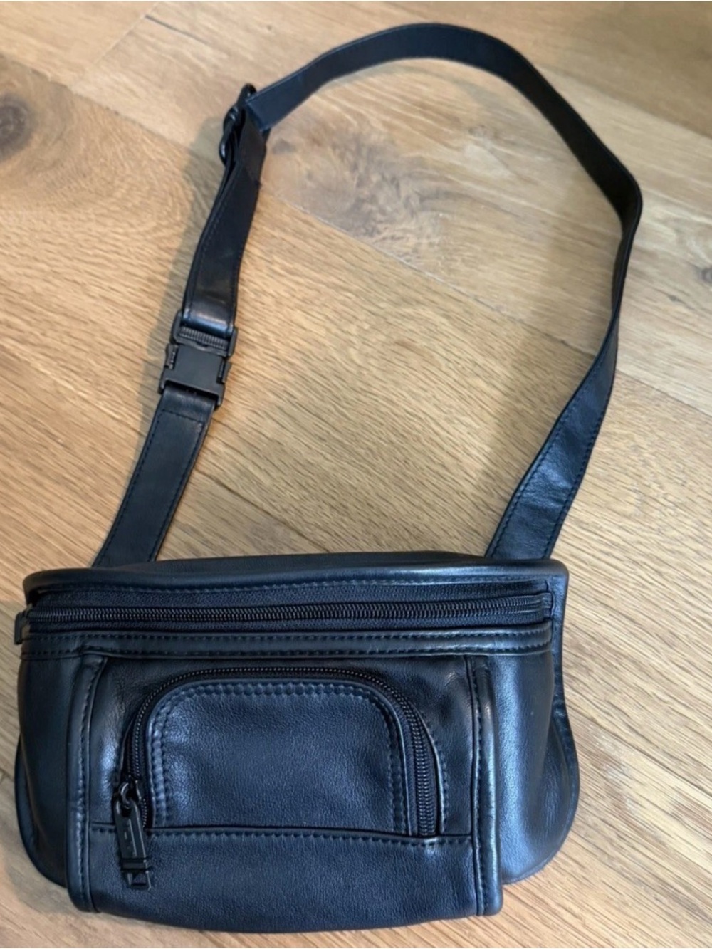 TUMI Leather Waist Bag